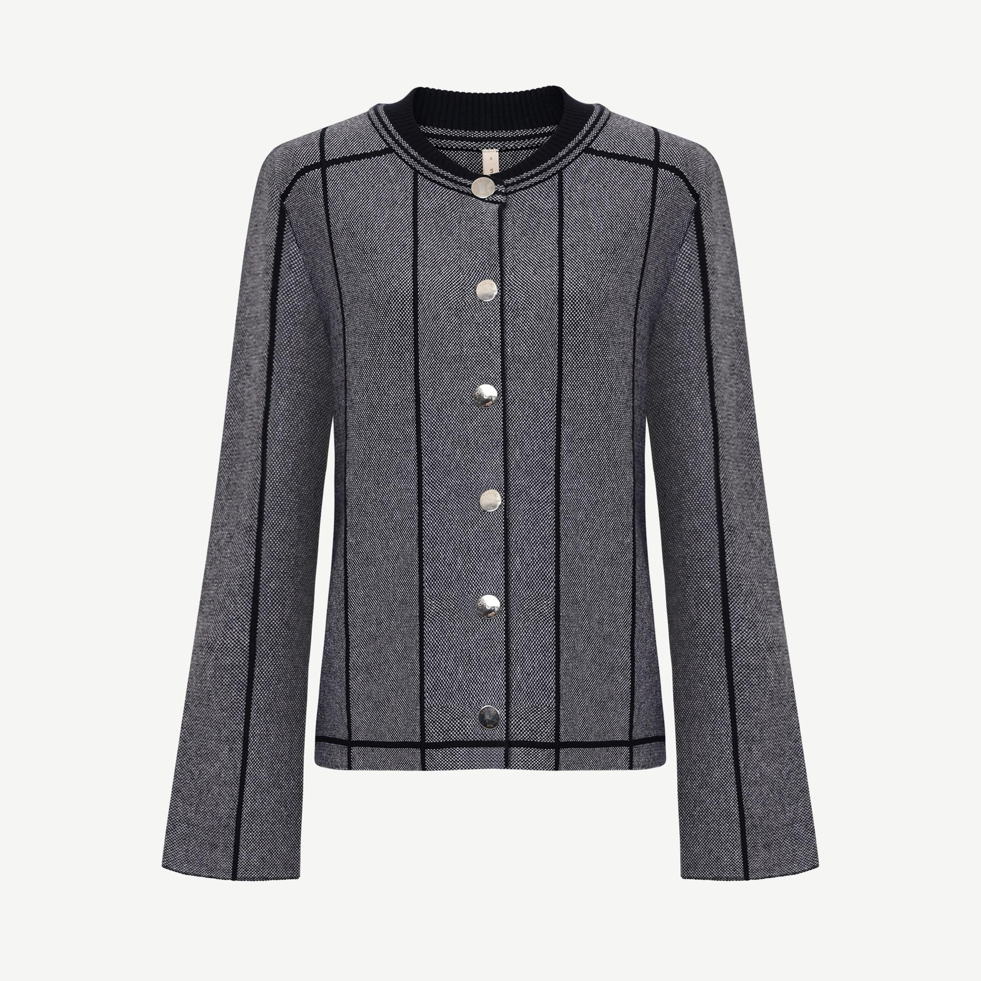 YARGICI Regular Bisiklet Yaka Uzun Kol Hırka