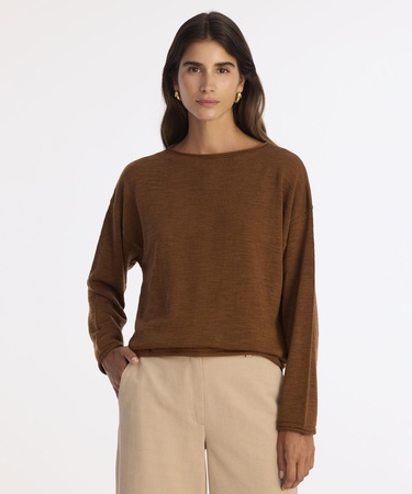  YARGICI Geniş Yarım Balıkçı Yaka Uzun Kol Kazak