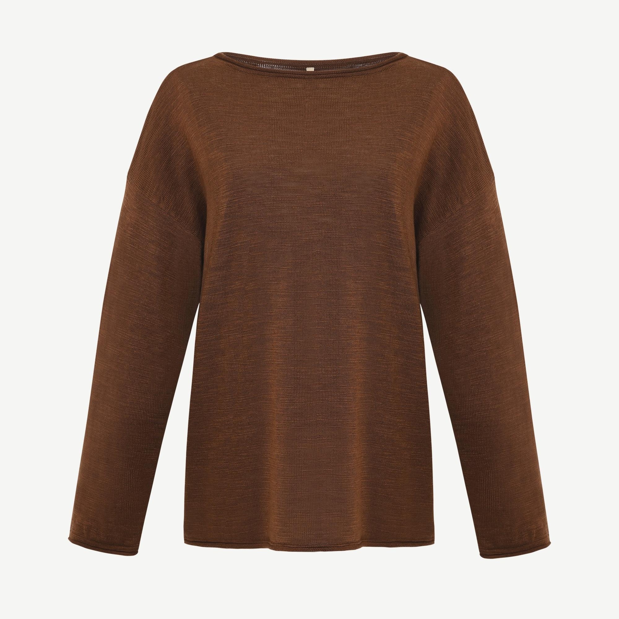 YARGICI Geniş Yarım Balıkçı Yaka Uzun Kol Kazak