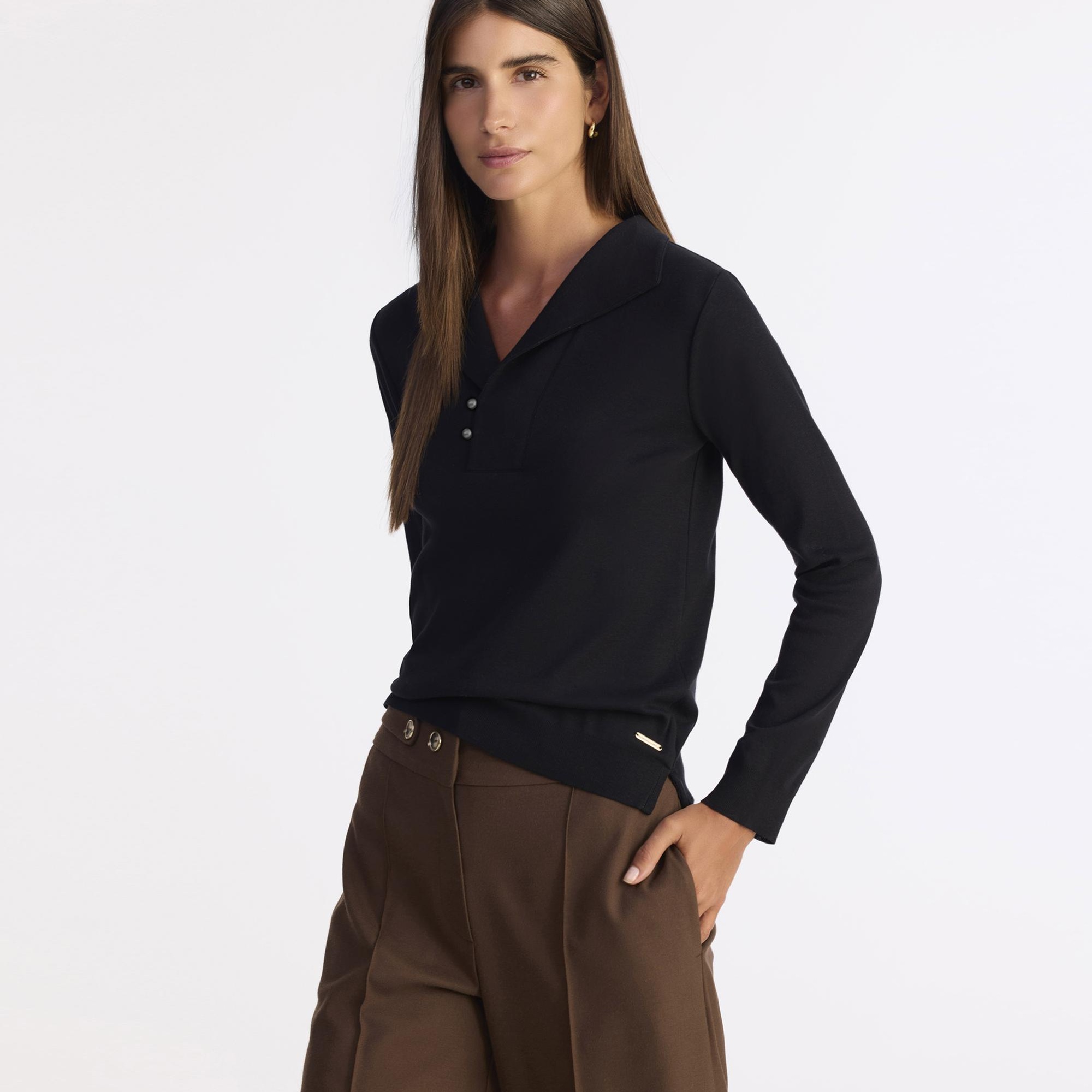 YARGICI Regular Ceket Yaka Uzun Kol Kazak