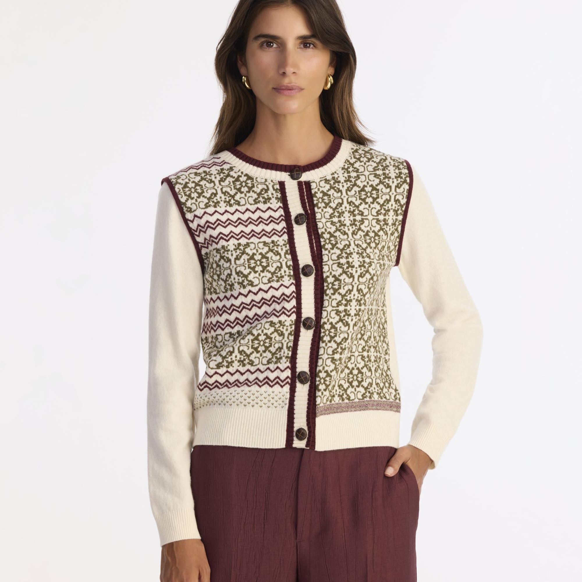 YARGICI Regular Dik Yaka Uzun Kol Hırka