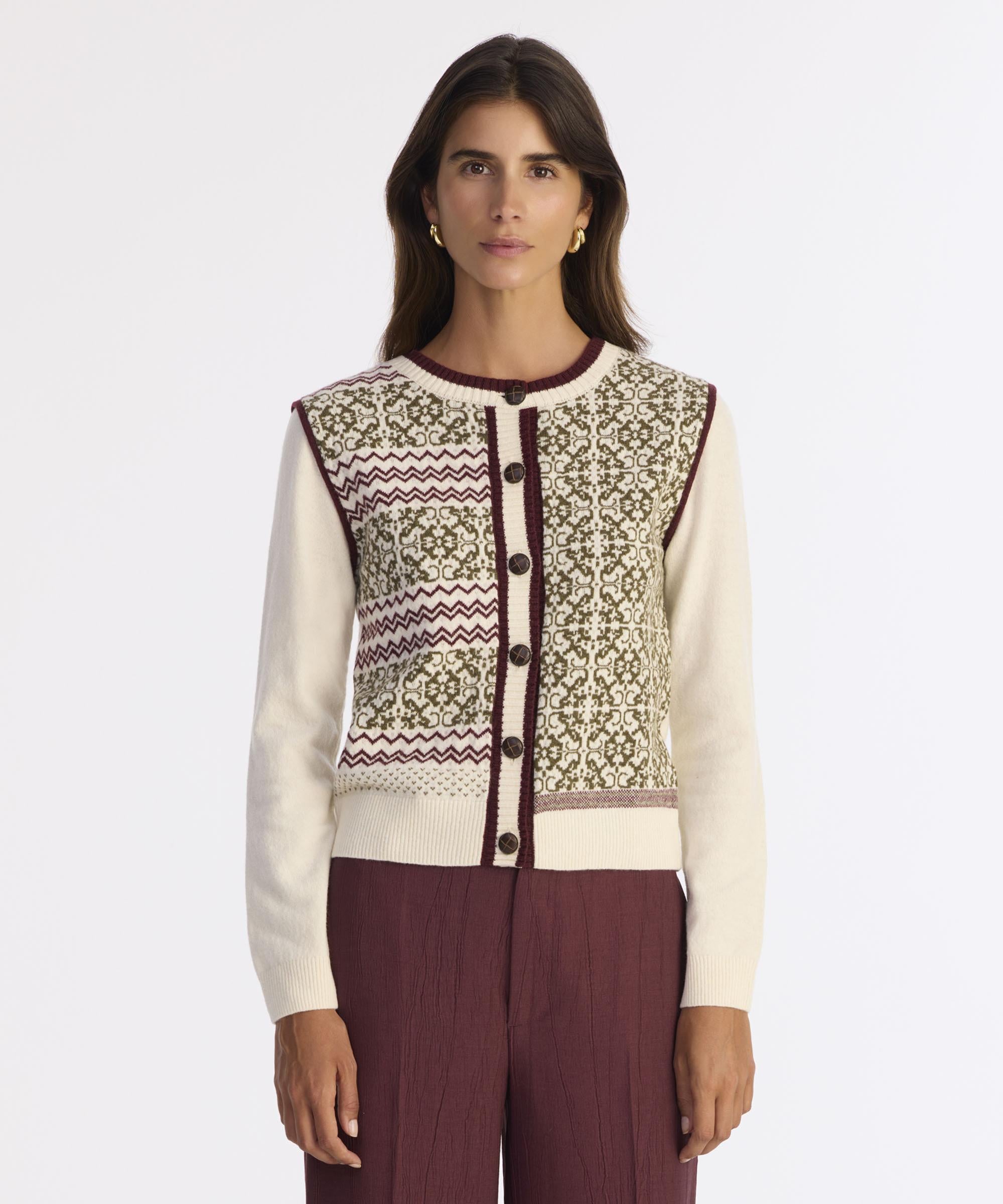  YARGICI Regular Dik Yaka Uzun Kol Hırka