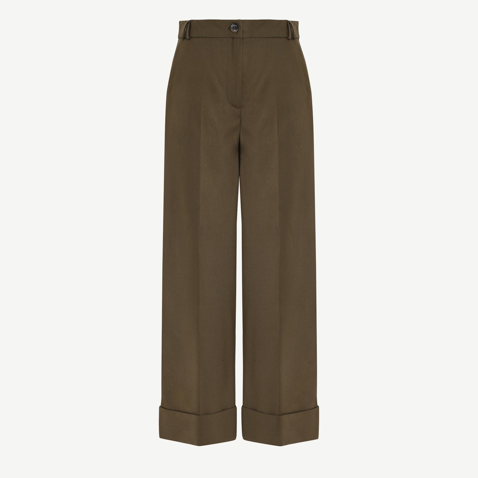 YARGICI Düz Yüksek Bel Pantolon