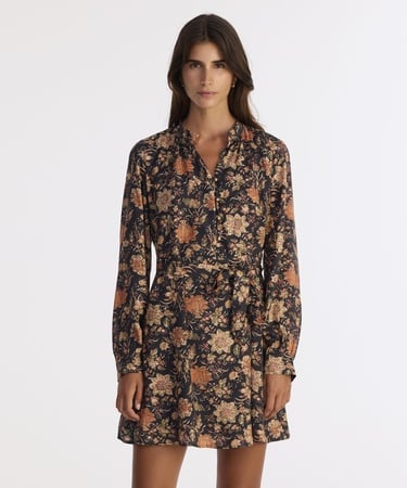  YARGICI Bol Hakim Yaka Uzun Kol Elbise