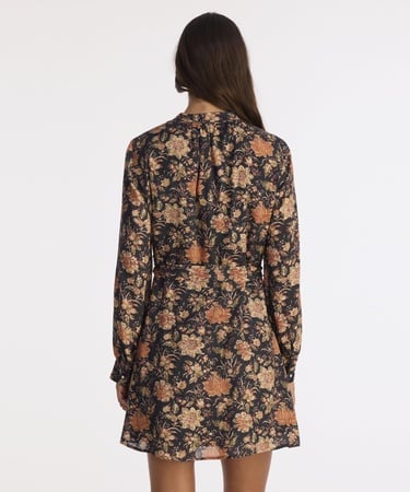  YARGICI Bol Hakim Yaka Uzun Kol Elbise