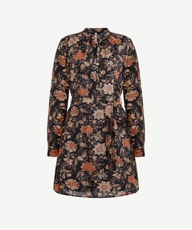  YARGICI Bol Hakim Yaka Uzun Kol Elbise