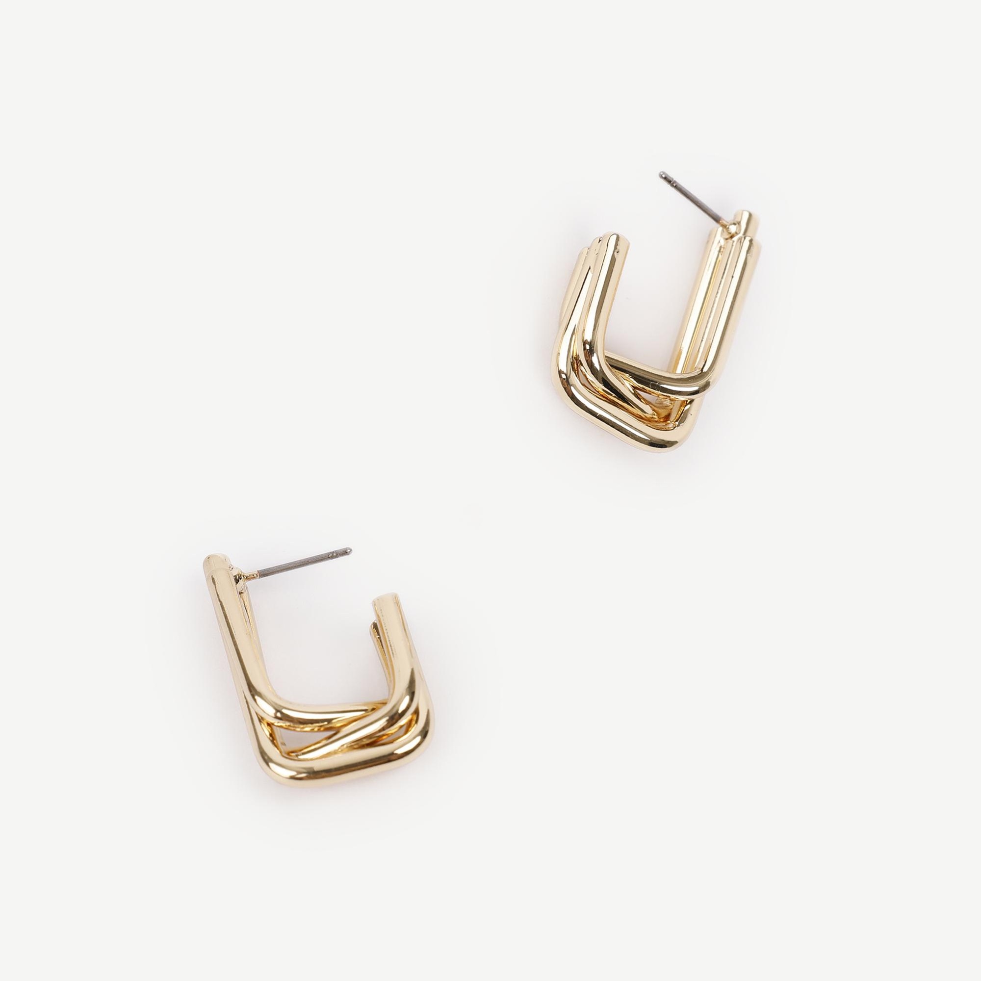 YARGICI Uzun Gold Küpe