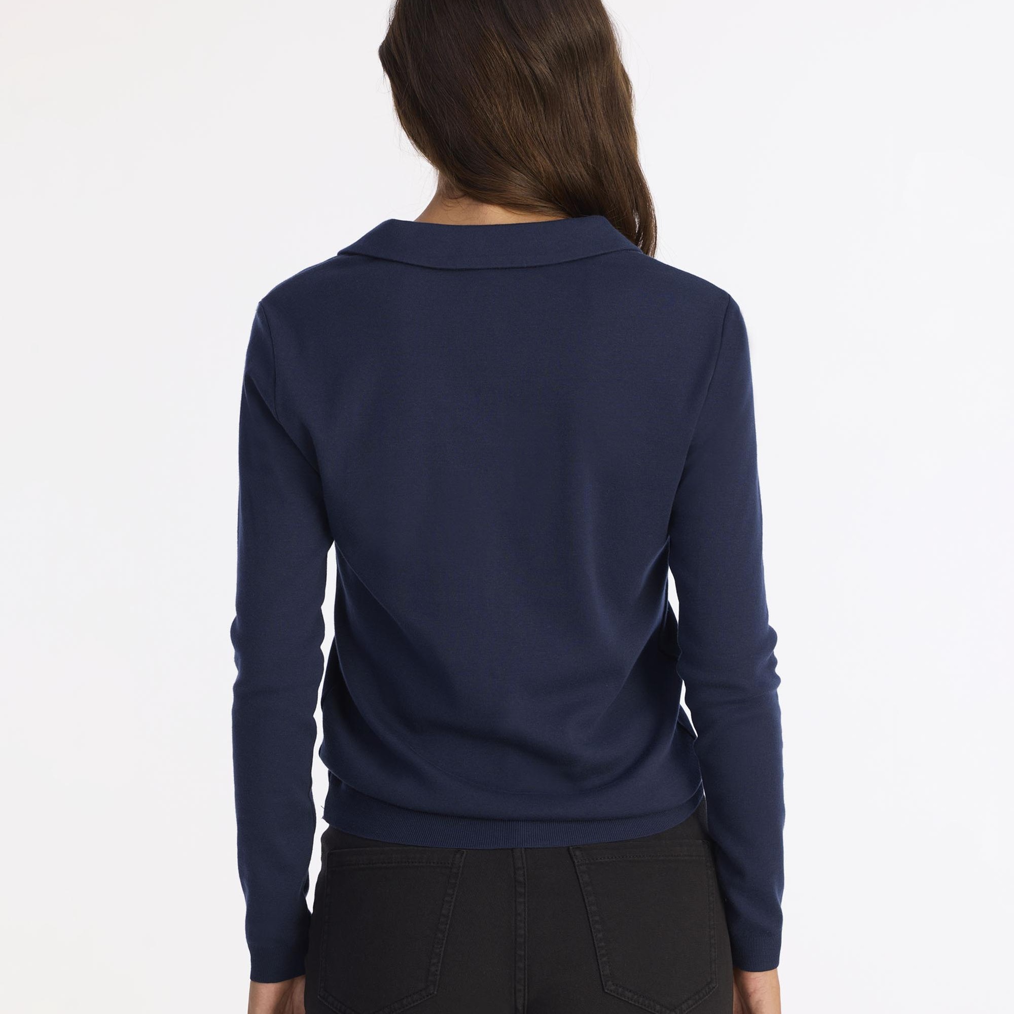 YARGICI Yaka Detaylı Uzun Kollu Hırka