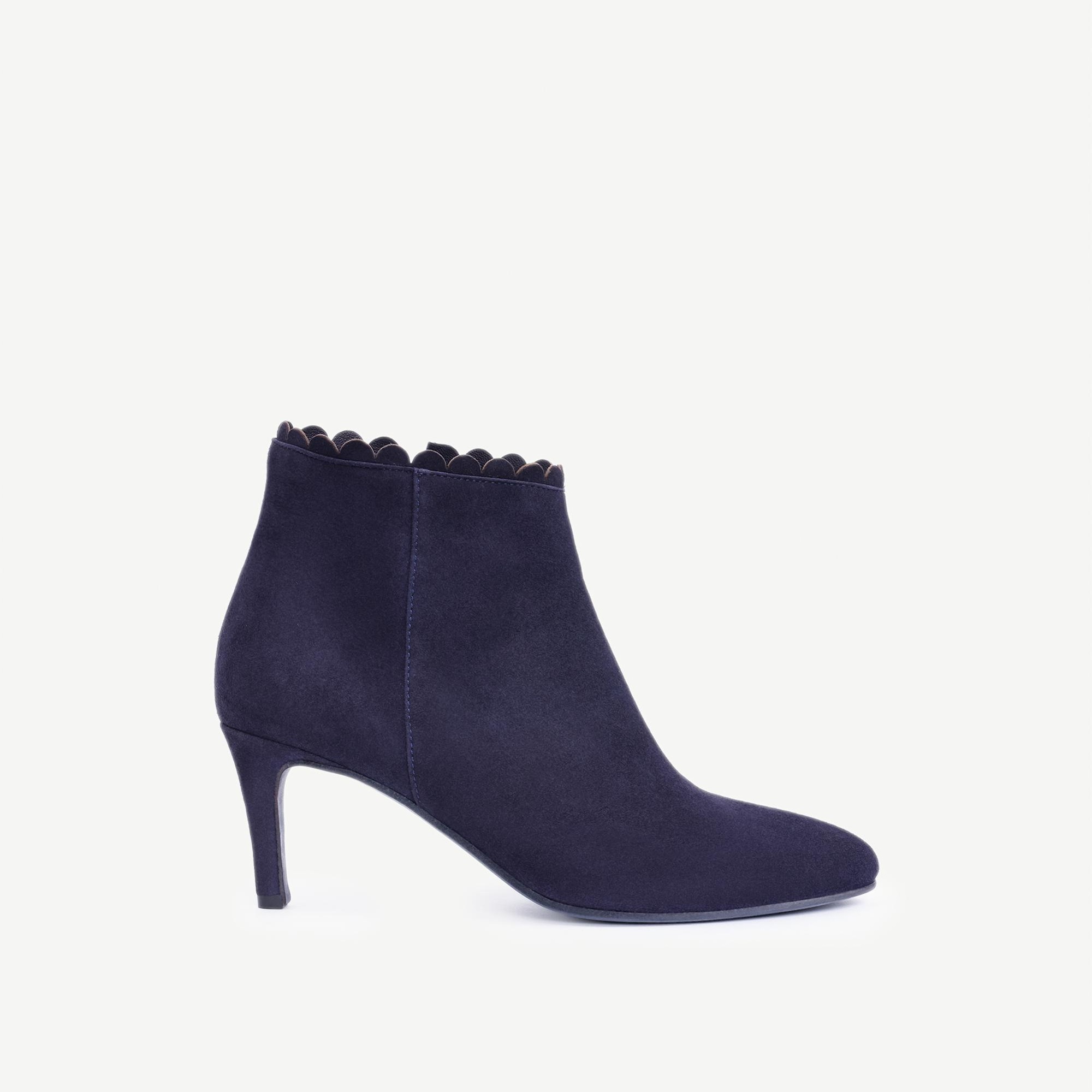 YARGICI Fermuarlı Deri Topuklu Ayakkabı