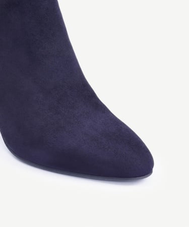  YARGICI Fermuarlı Deri Topuklu Ayakkabı