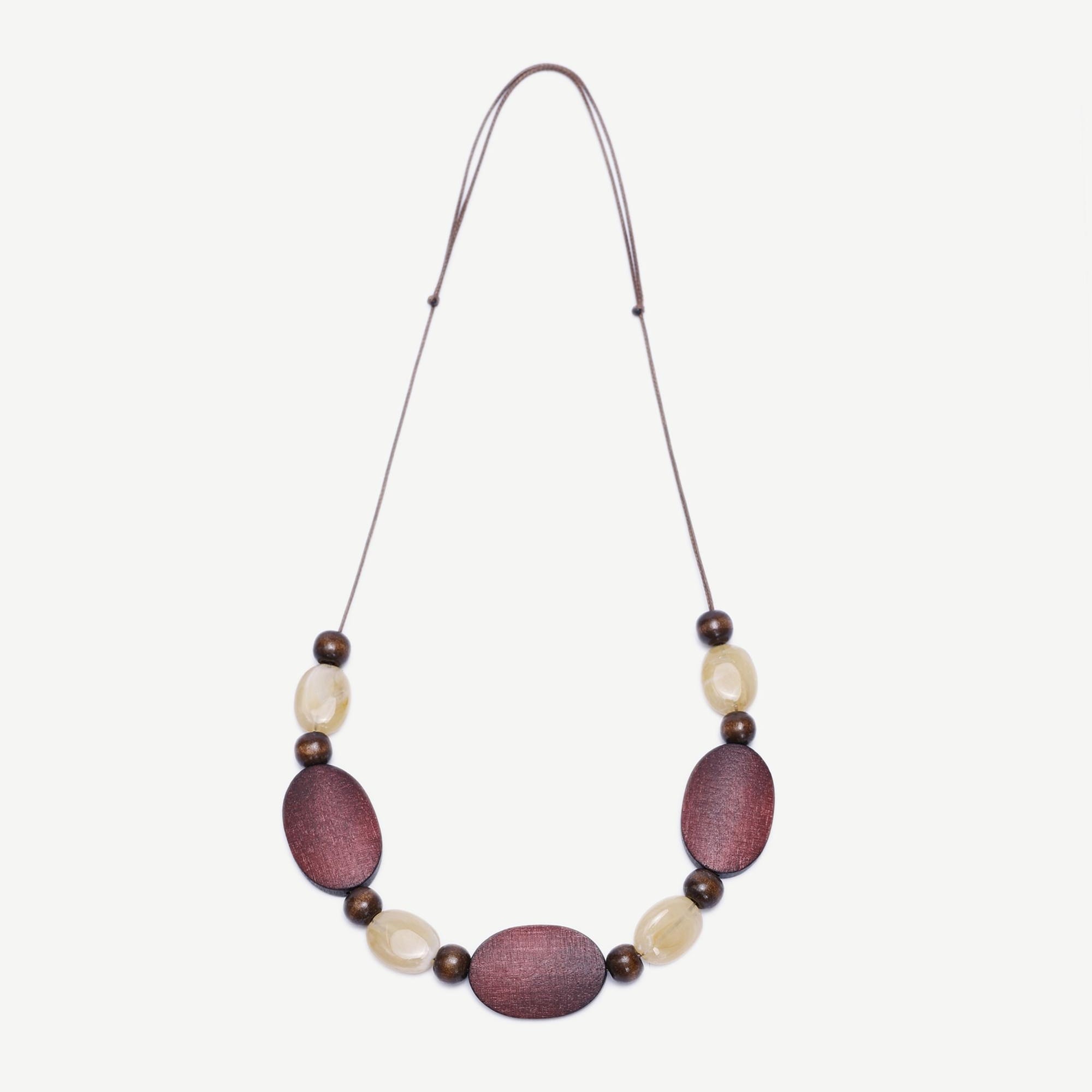 YARGICI Ahşap Detaylı Kolye