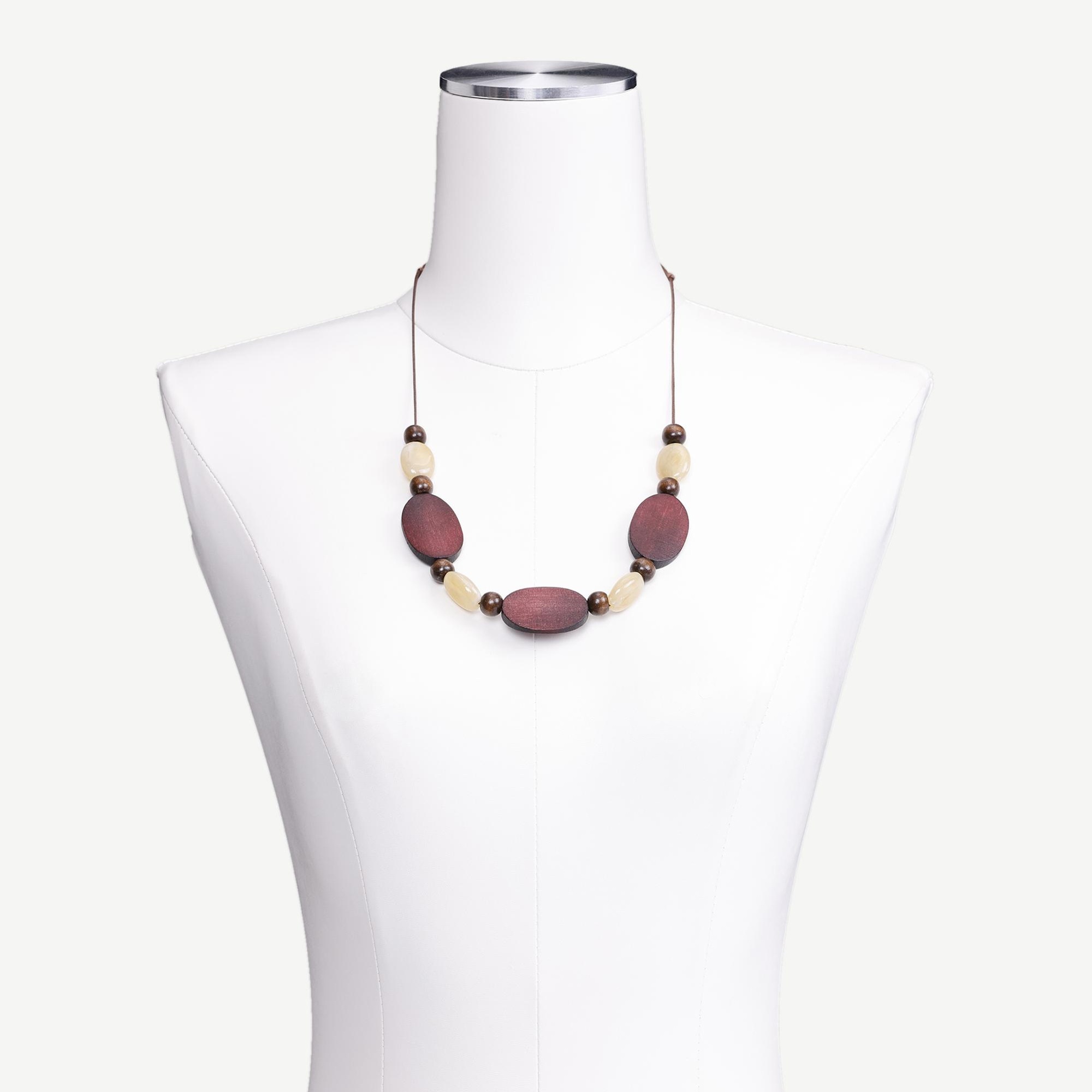 YARGICI Ahşap Detaylı Kolye