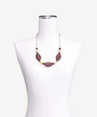  YARGICI Ahşap Detaylı Kolye