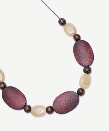  YARGICI Ahşap Detaylı Kolye