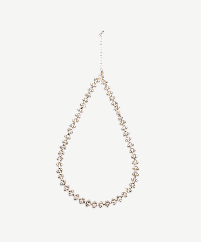  YARGICI Dokulu Gold Kolye