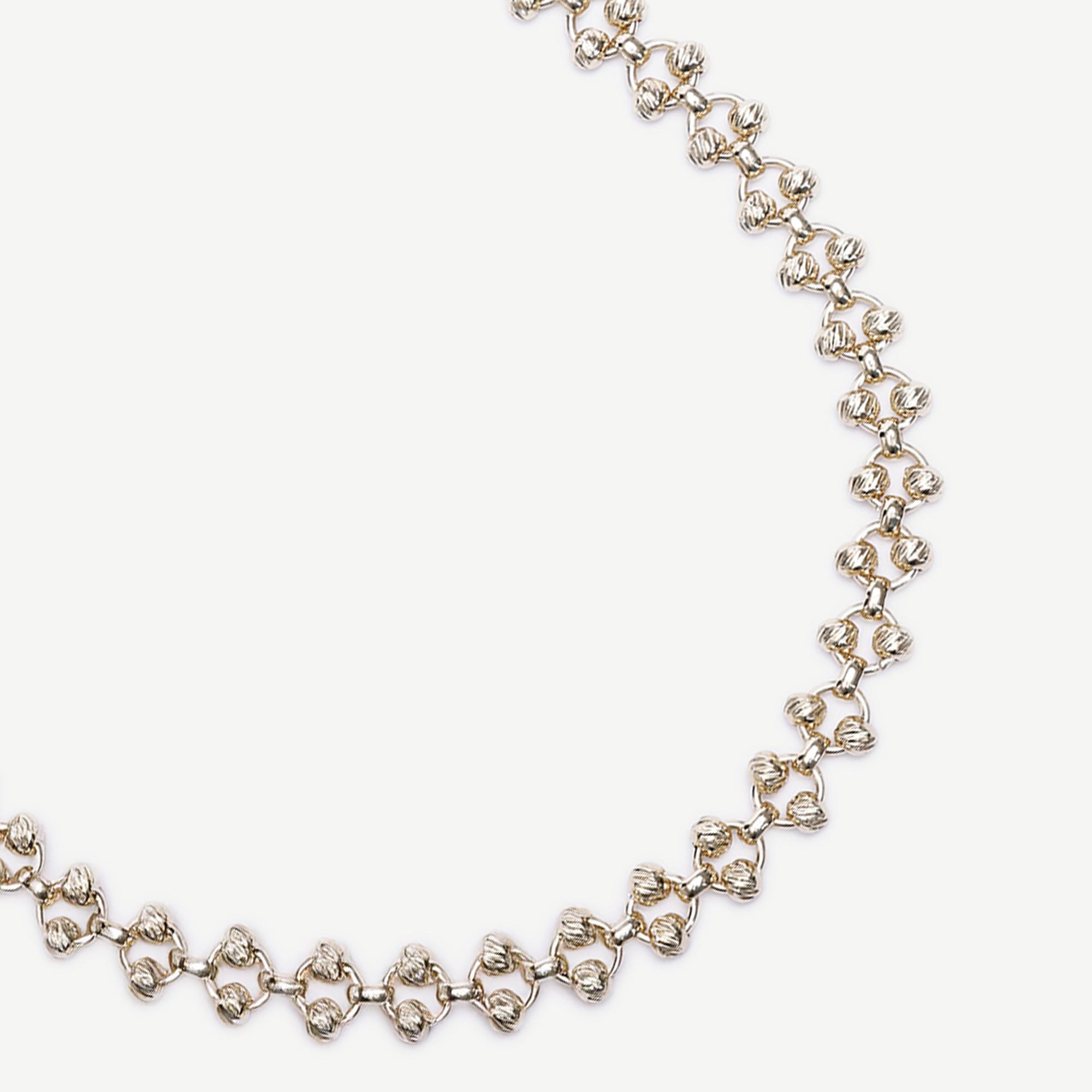 YARGICI Dokulu Gold Kolye