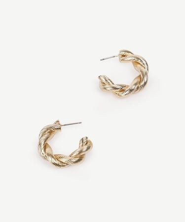  YARGICI Burgu Formlu Halka Küpe