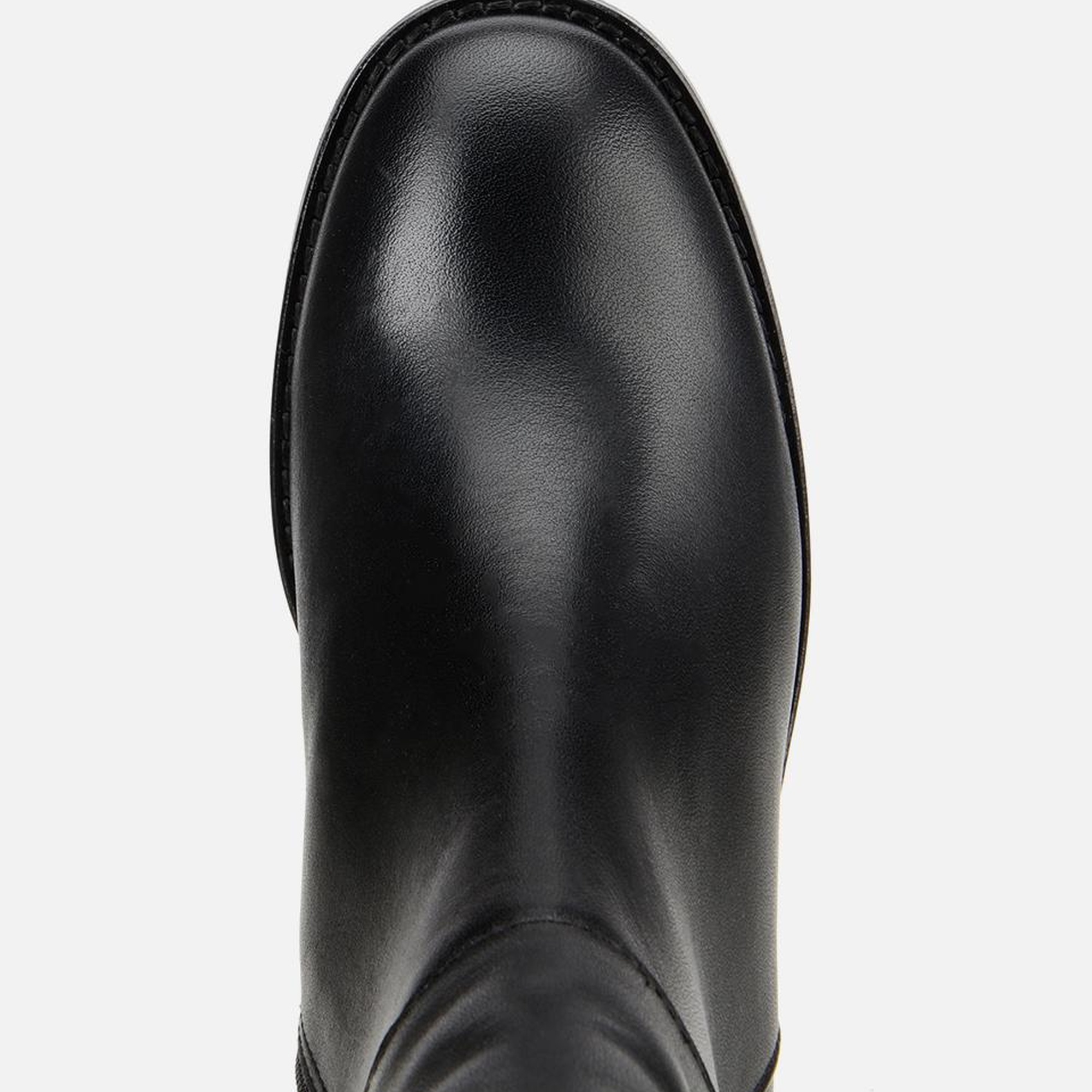 Kadın Deri Siyah Bilekte Topuklu Bot