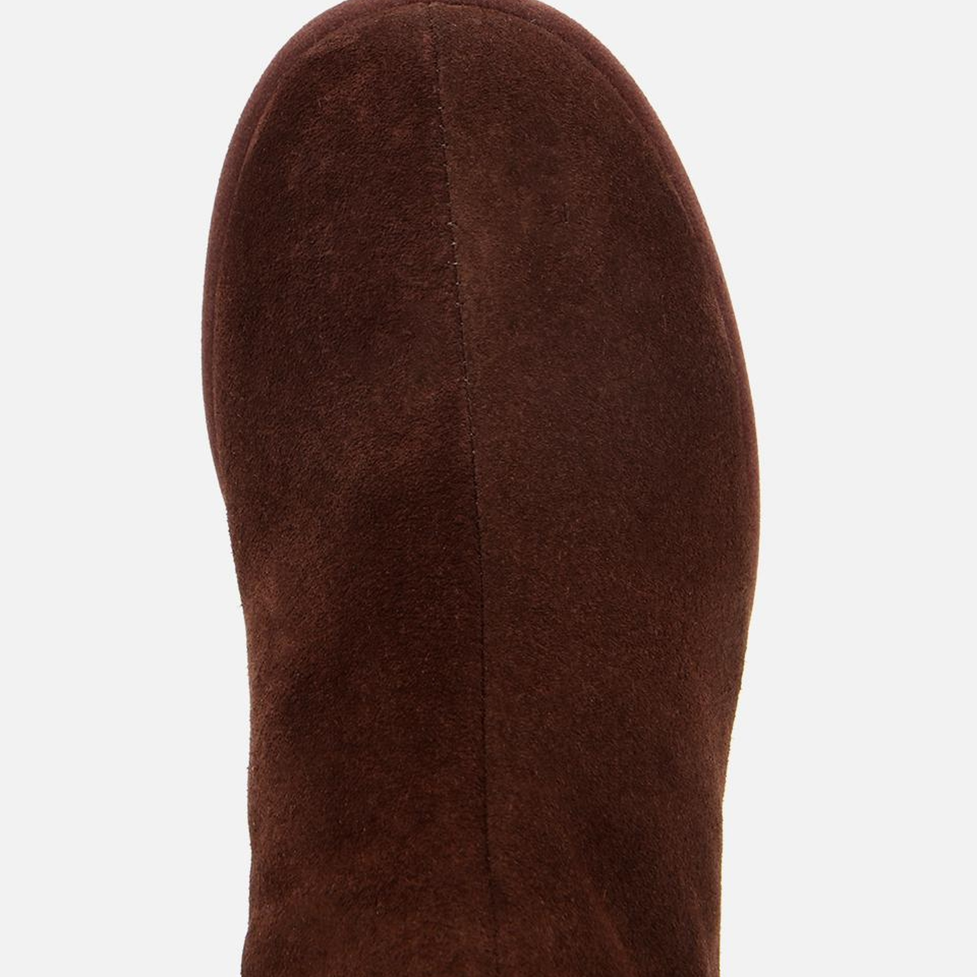 Kadın Süet Deri Kahverengi Bilekte Topuklu Bot