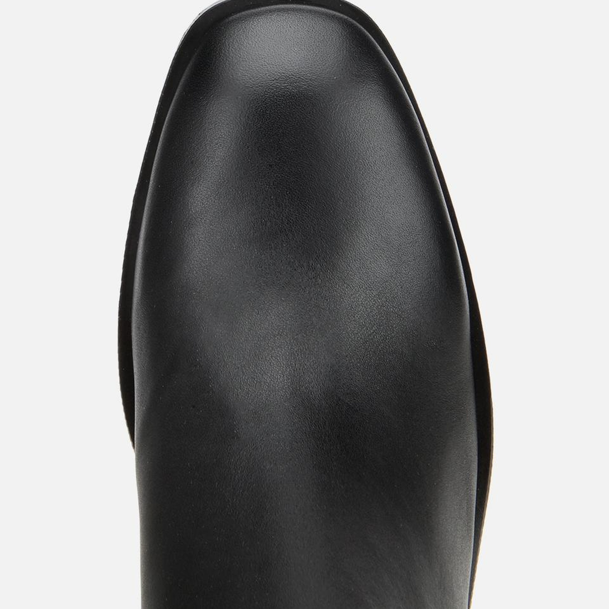 Kadın Deri Siyah Bilekte Topuklu Bot