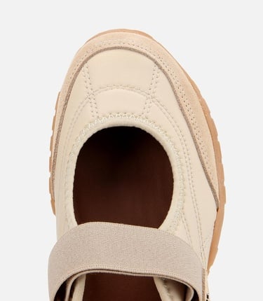  Kadın Süet Deri Bej Rahat Tabanlı Comfort Ayakkabı