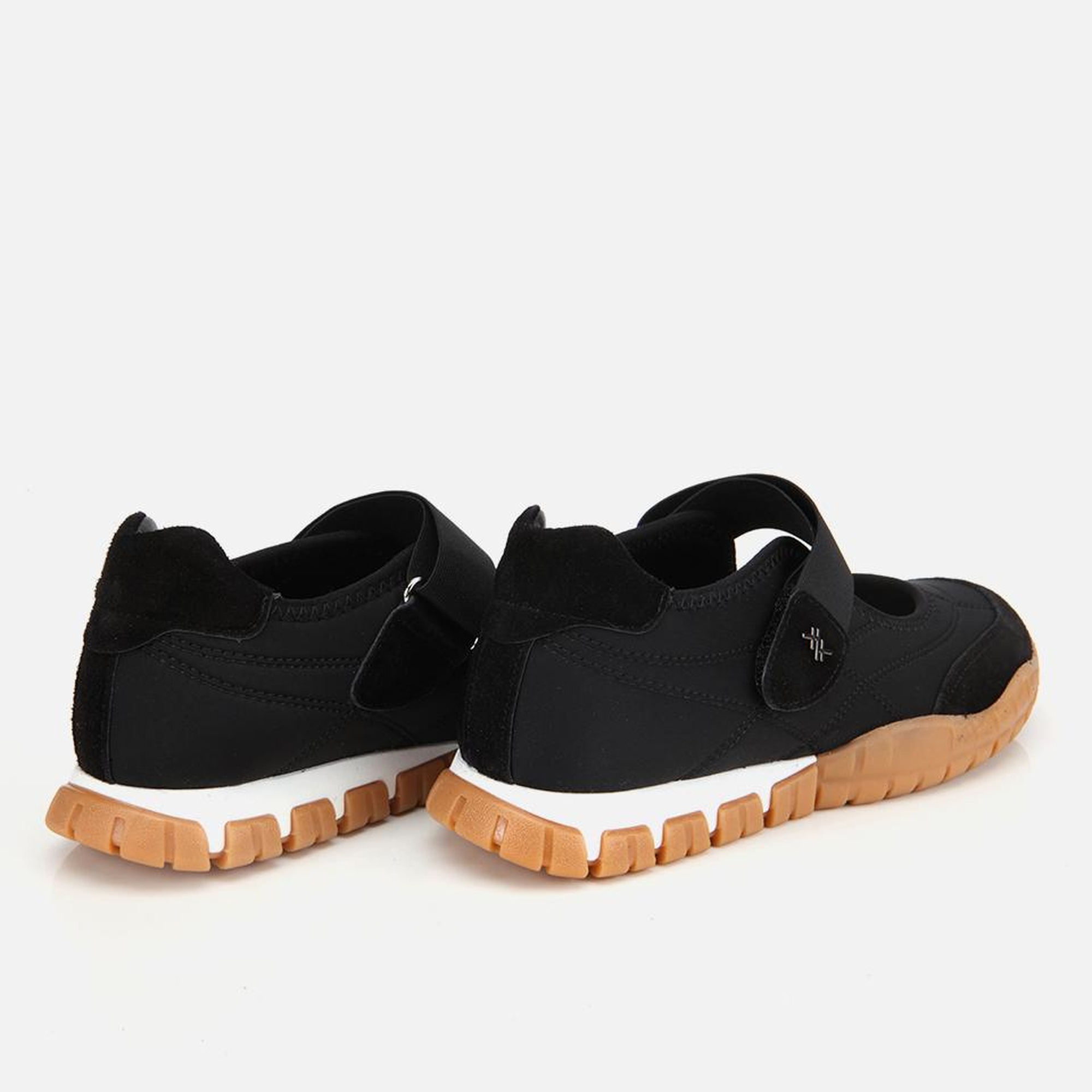 Kadın Süet Deri Siyah Rahat Tabanlı Comfort Ayakkabı