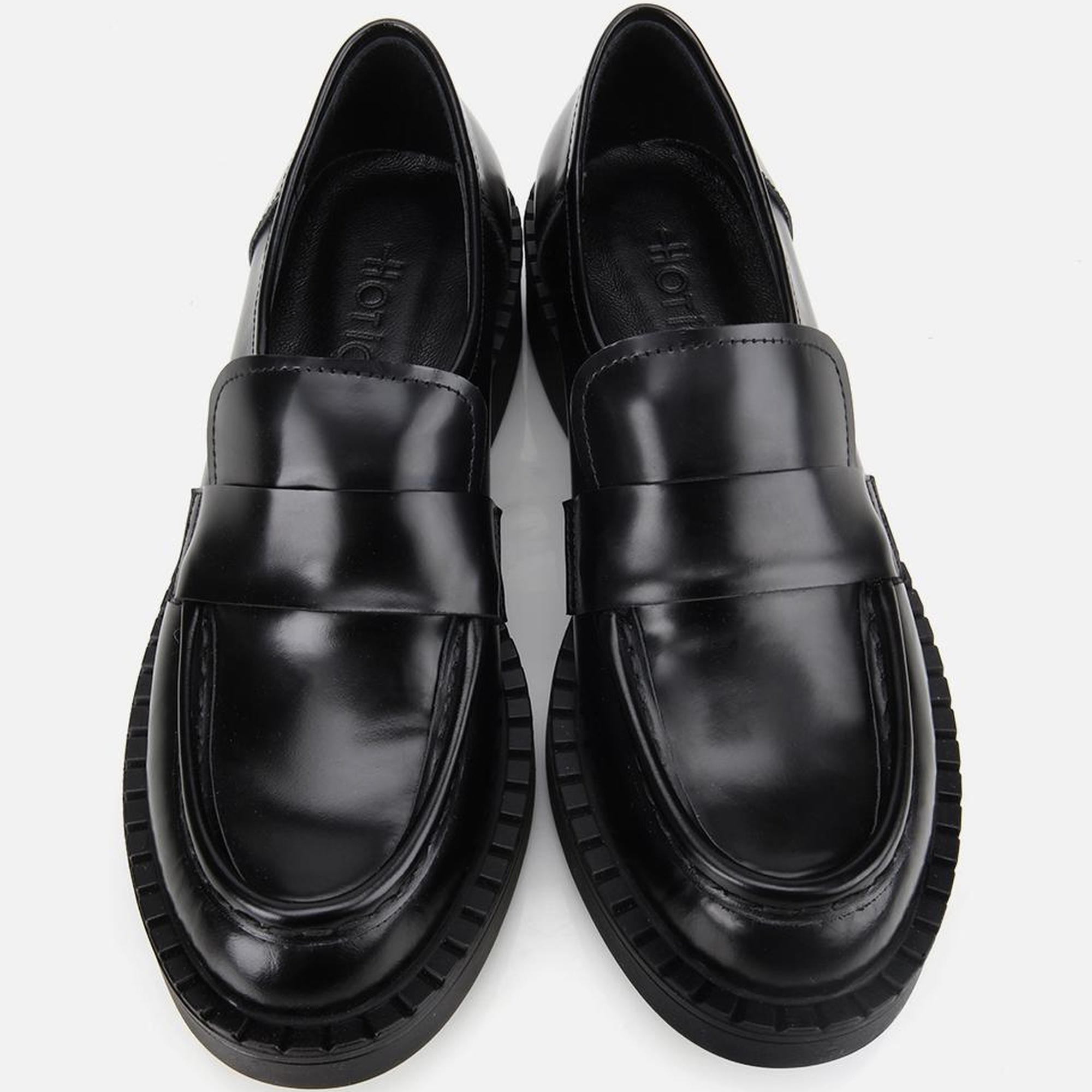 Kadın Açma Deri Siyah Günlük Loafer