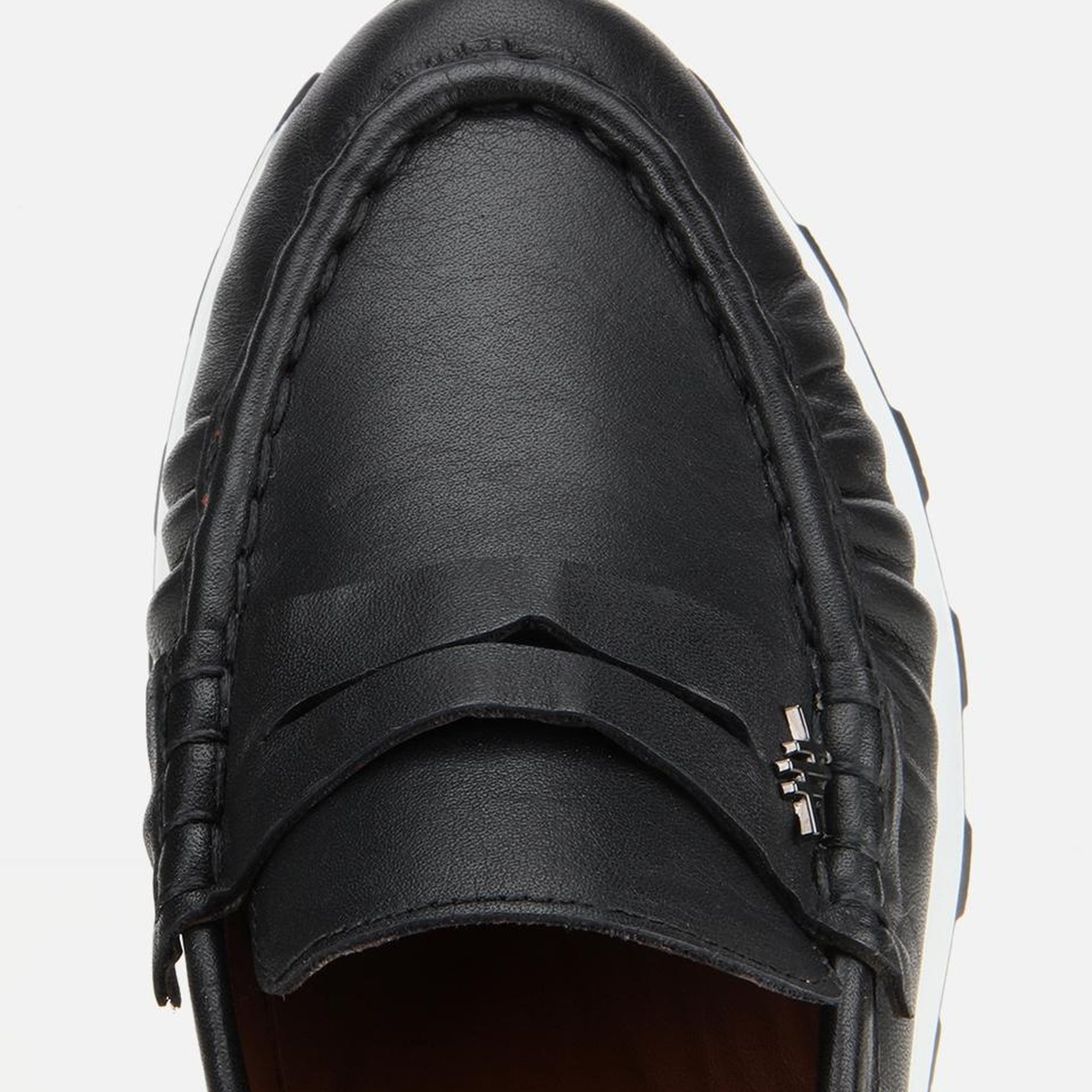 Kadın Deri Siyah Yumuşak Dokulu Günlük Loafer