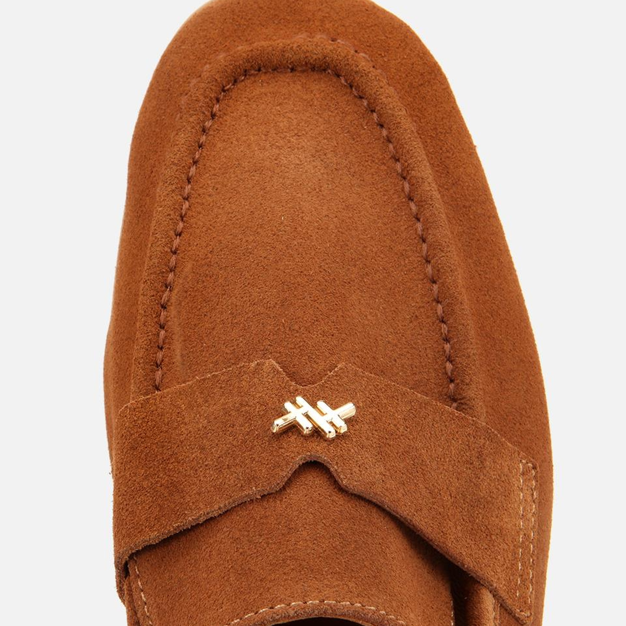 Kadın Süet Deri Taba Yumuşak Dokulu Klasik Loafer