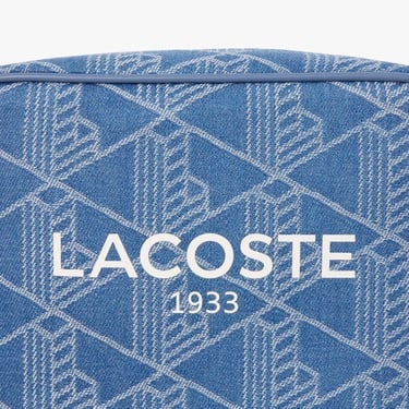  Lacoste Heritage Kadın Monogram Mavi Postacı Çantası