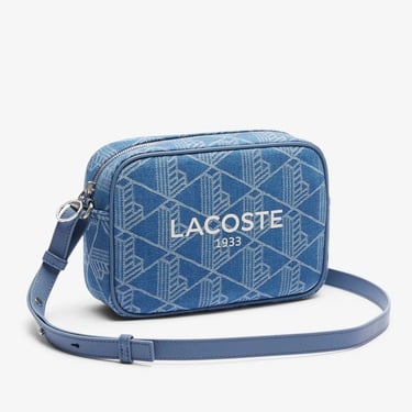  Lacoste Heritage Kadın Monogram Mavi Postacı Çantası