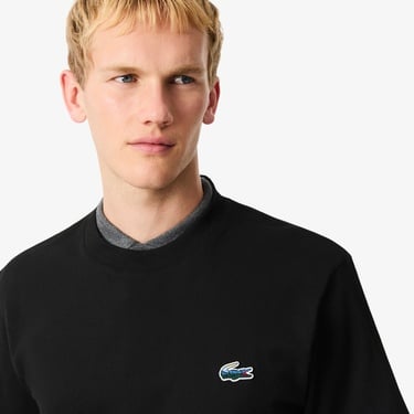  Lacoste Erkek Classic Fit Bisiklet Yaka Siyah T-Shirt