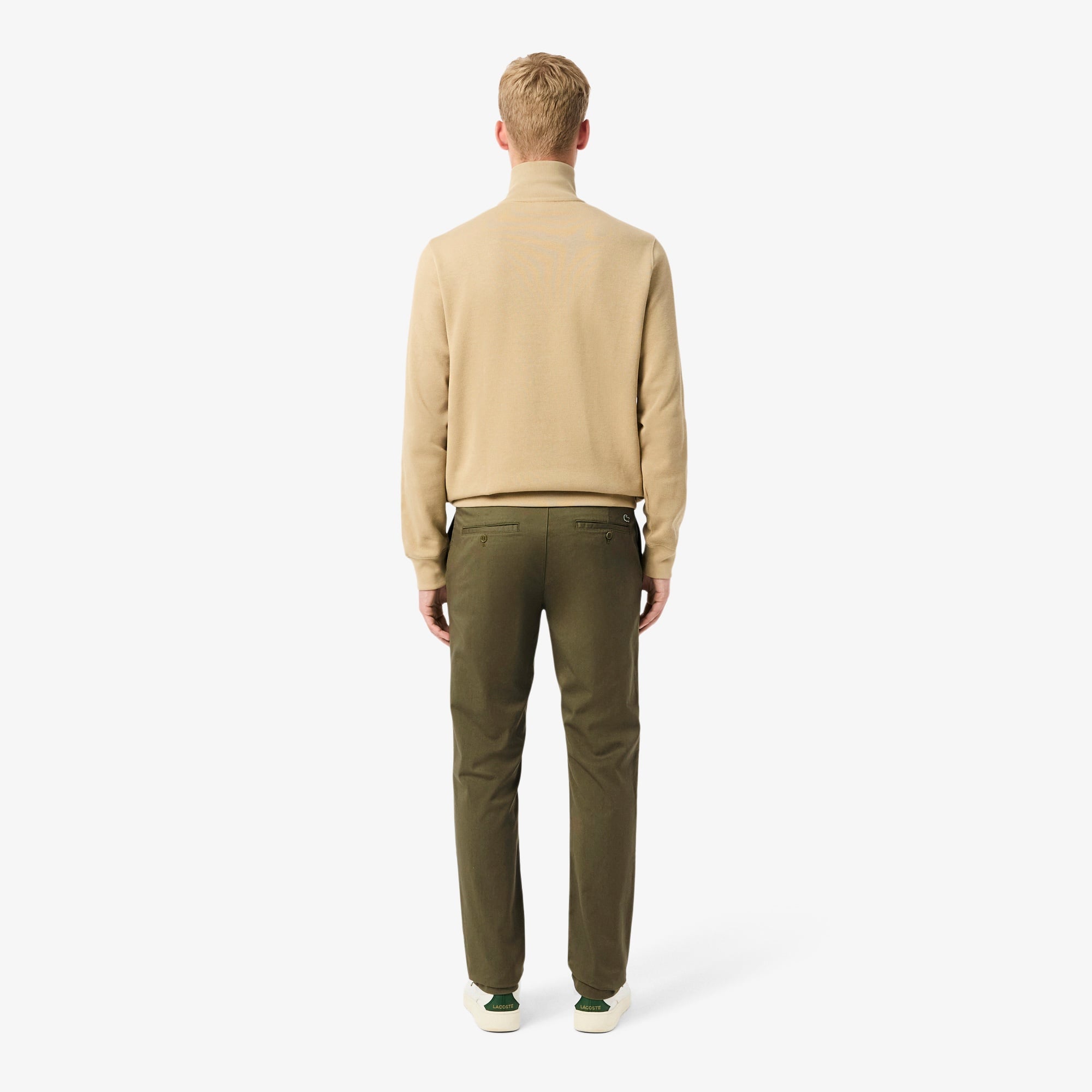 Lacoste Erkek Slim Fit Haki Chino Pantolon