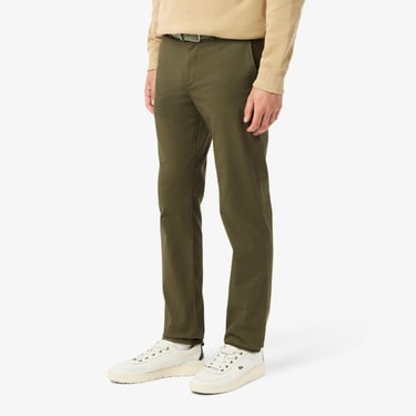  Lacoste Erkek Slim Fit Haki Chino Pantolon