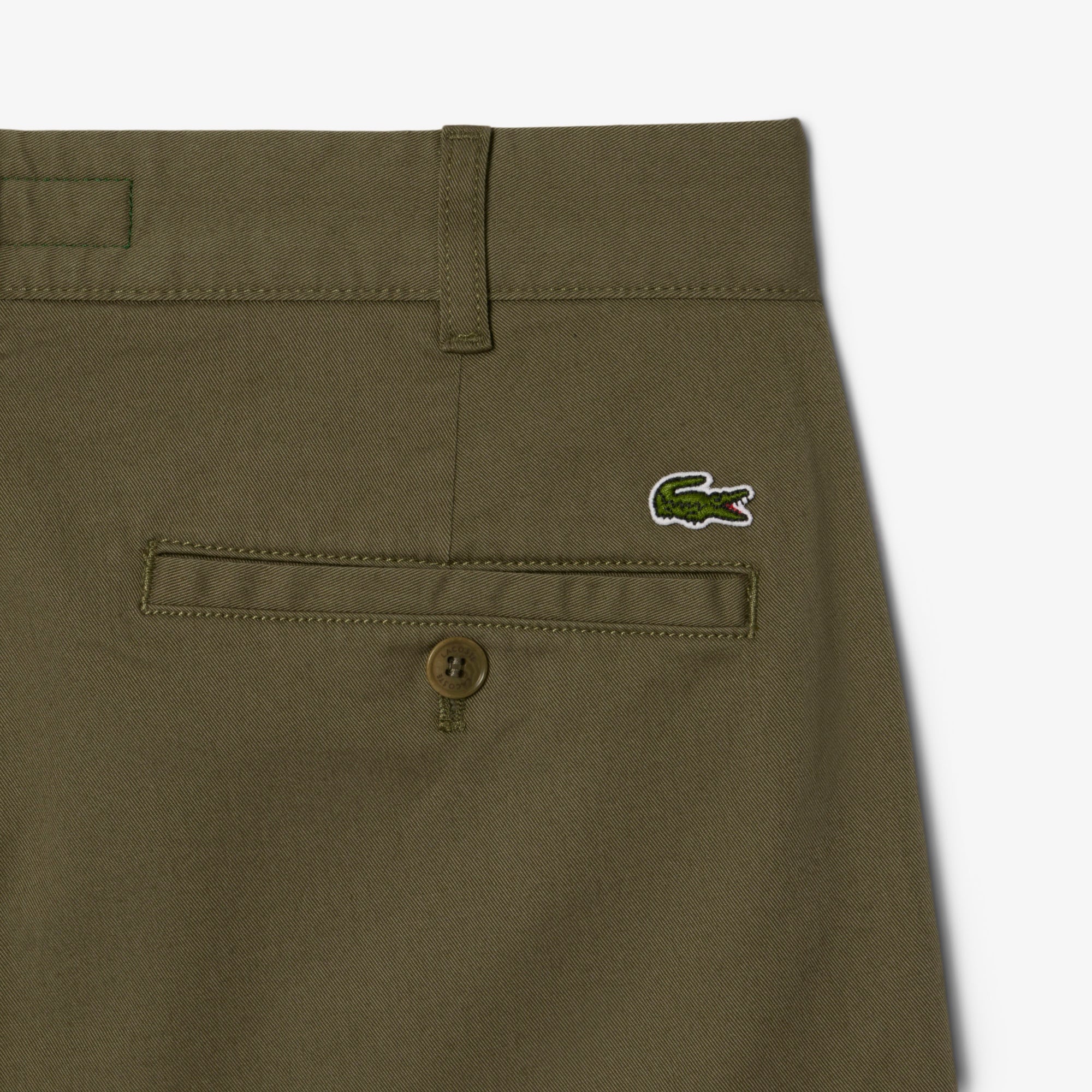 Lacoste Erkek Slim Fit Haki Chino Pantolon
