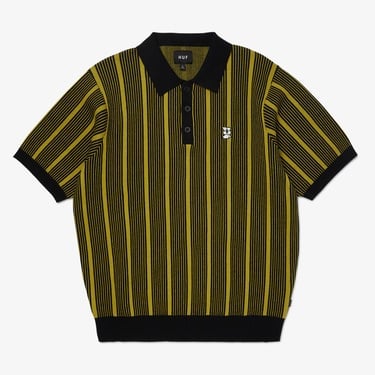  Huf Trace Stripe Erkek Yeşil Gömlek