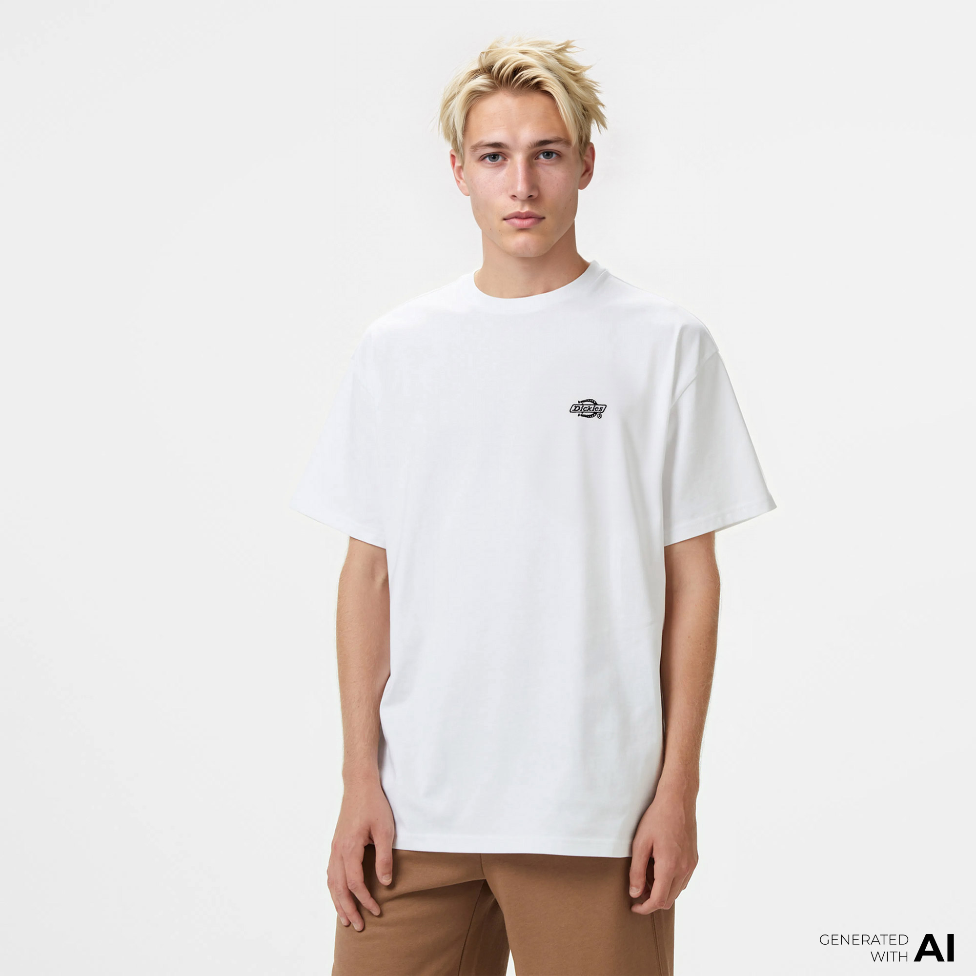  Dickies Summerdale Ss Erkek Beyaz T-Shirt