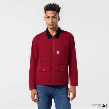  Huf Chilton Chore Erkek Kırmızı Ceket