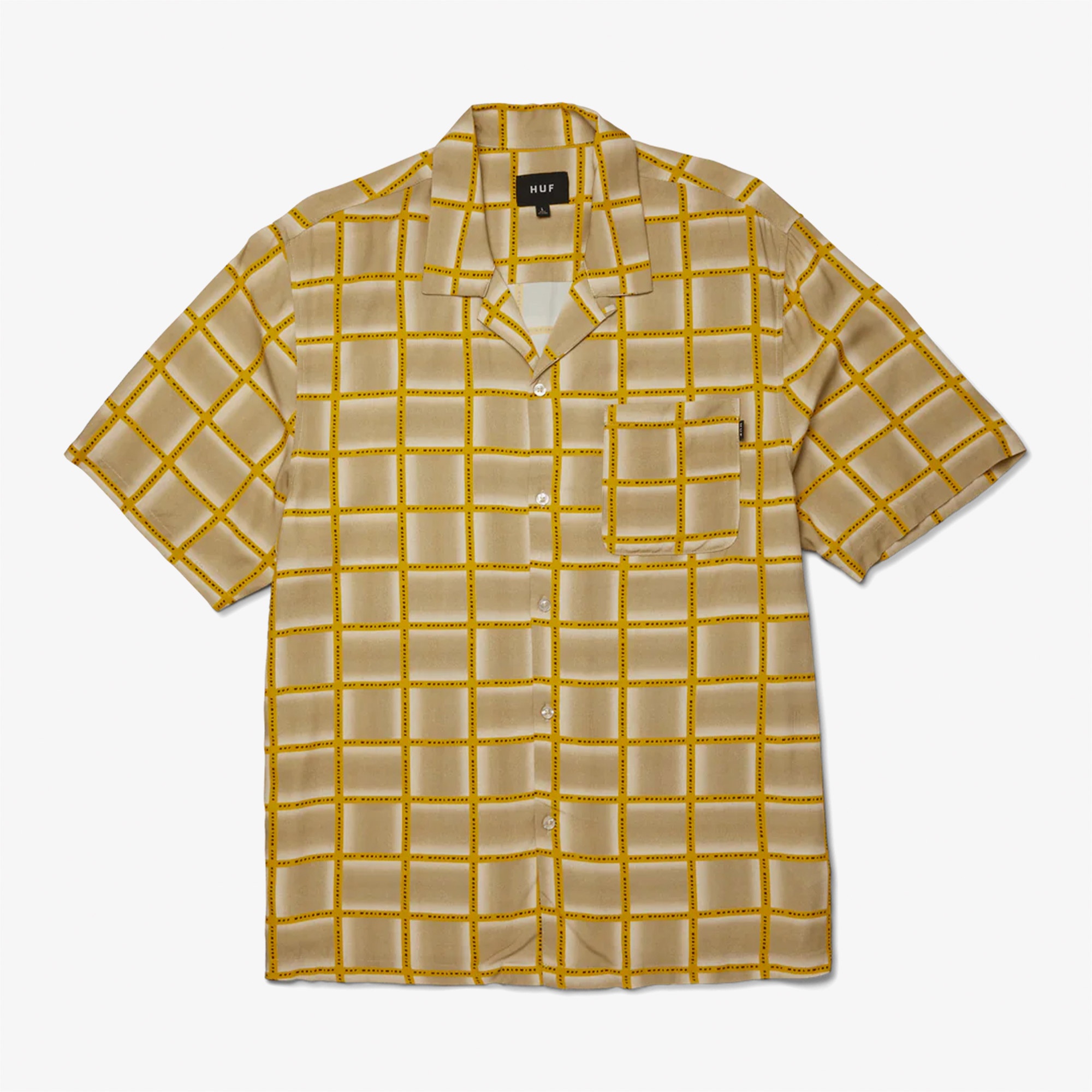 Huf Flynn Resort Erkek Sarı Gömlek