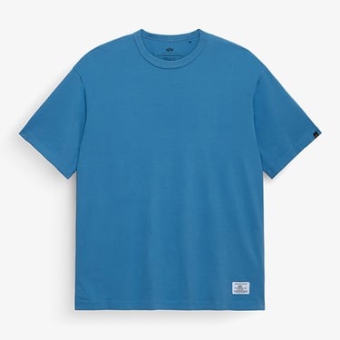  Alpha Industries Essential Erkek Mavi T-Shirt