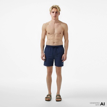  Calvin Klein Medium Drawstring Erkek Siyah Mayo