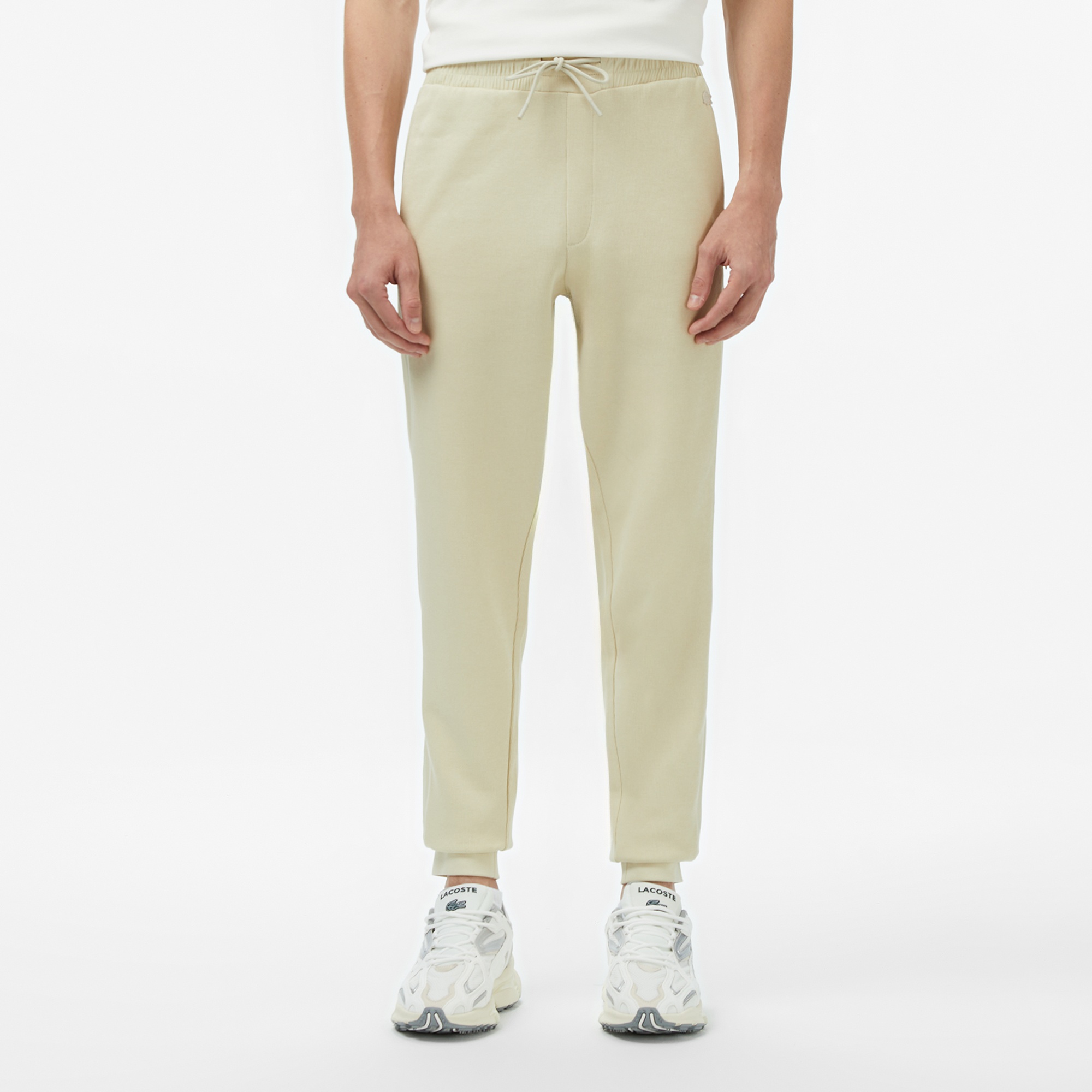 Lacoste Erkek Classic Fit Bej Eşofman Altı