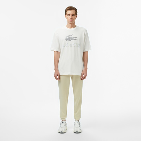  Lacoste Erkek Classic Fit Bej Eşofman Altı