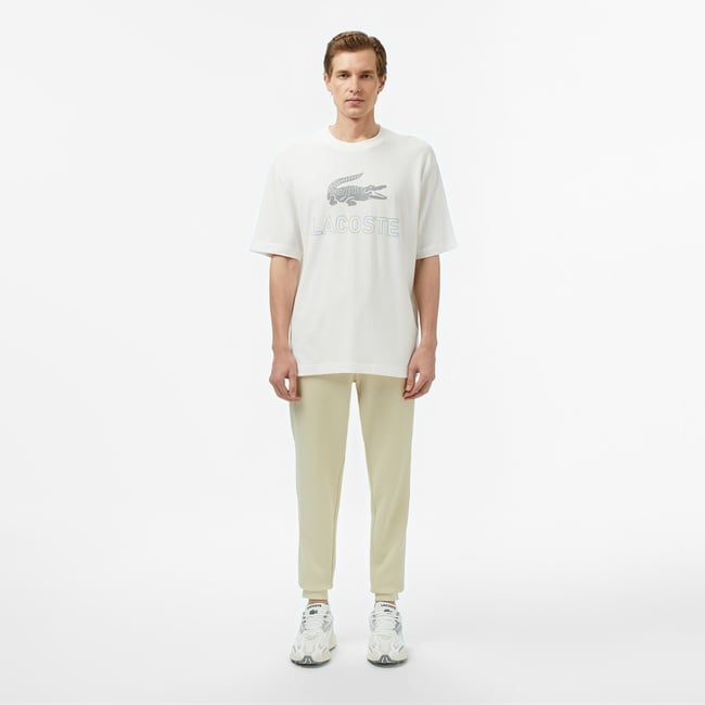  Lacoste Erkek Classic Fit Bej Eşofman Altı