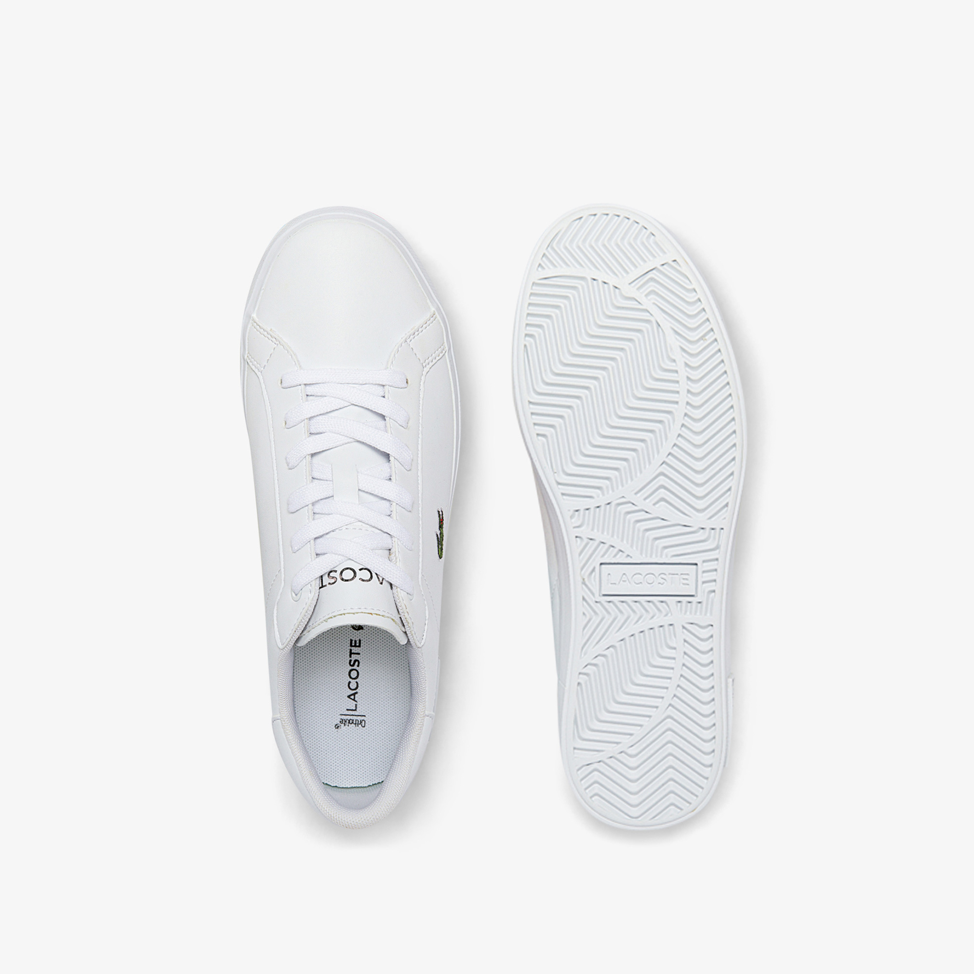 Lacoste Powercourt Çocuk Beyaz Sneaker
