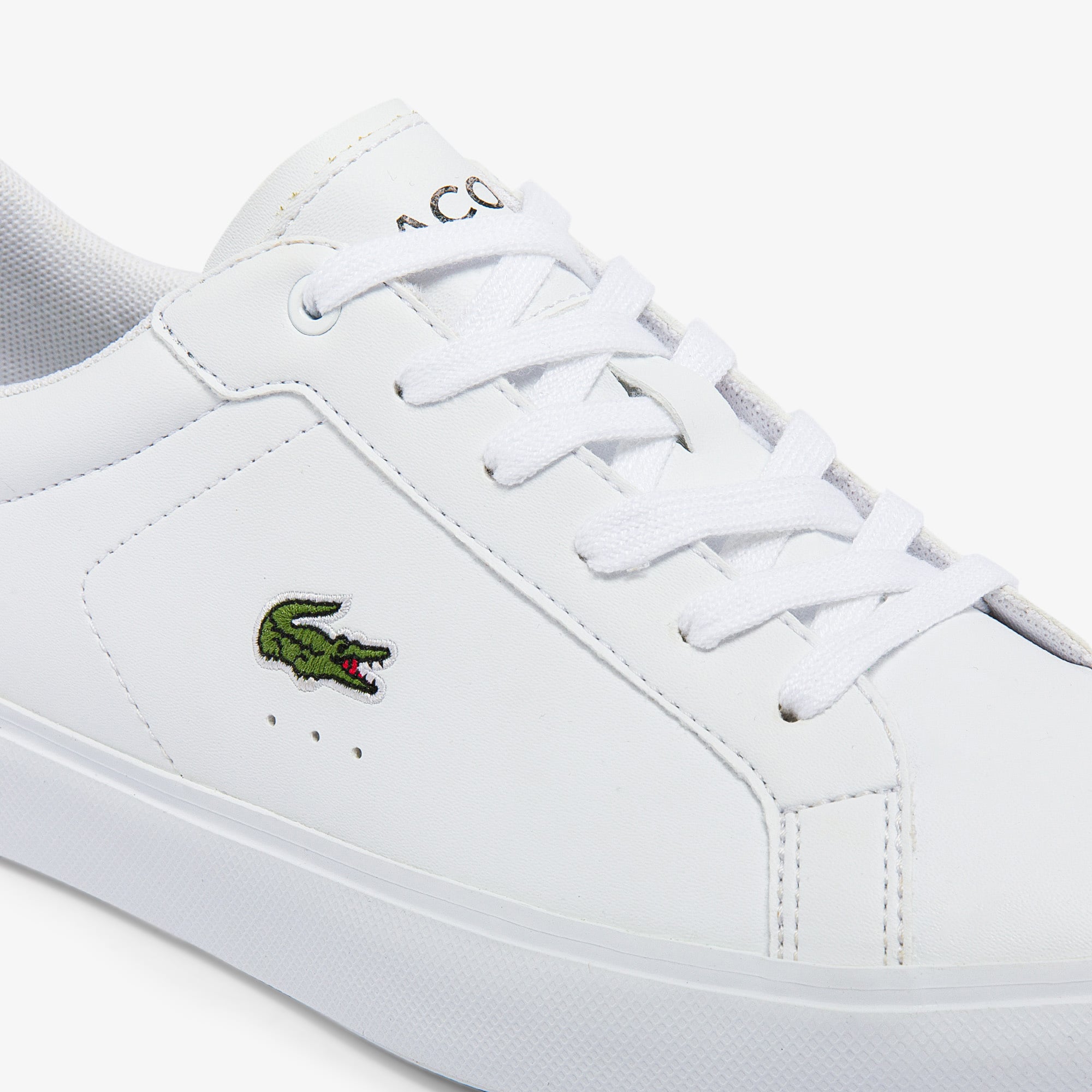  Lacoste Powercourt Çocuk Beyaz Sneaker