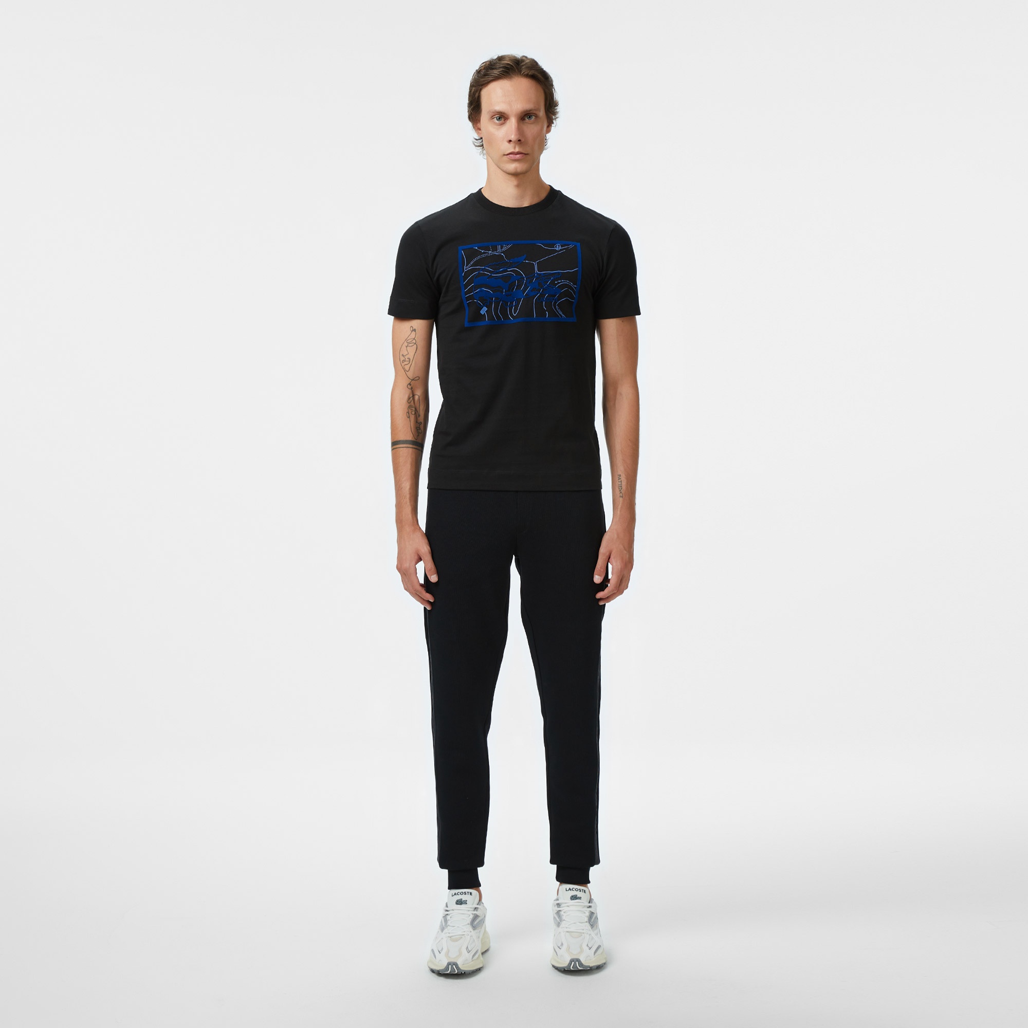 Lacoste Erkek Classic Fit Siyah Eşofman Altı