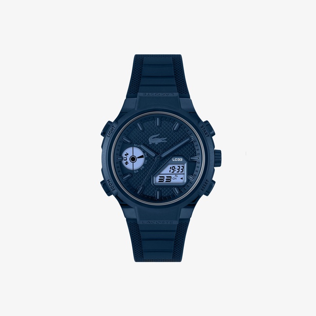  Lacoste LC33 Erkek Lacivert Saat