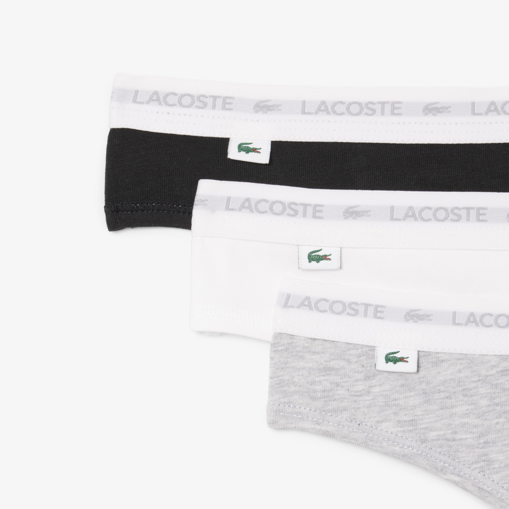 Lacoste Kadın Regular Fit 3'lü Renkli Külot