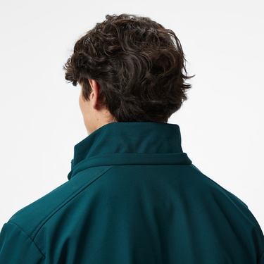  Lacoste Erkek Kapüşonlu Koyu Yeşil Yağmurluk